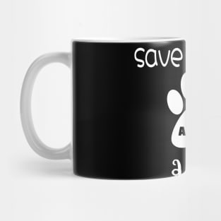 save a life..adopt a cat Mug